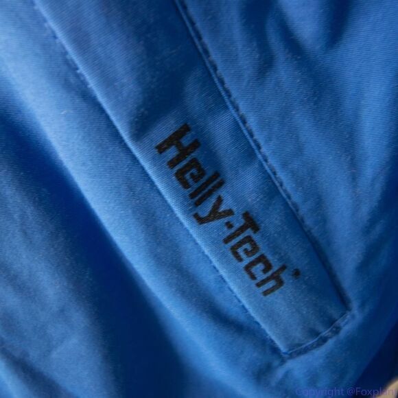 Vintage Helly Hansen blue jacket with zipper, size L - Picture 6 of 16